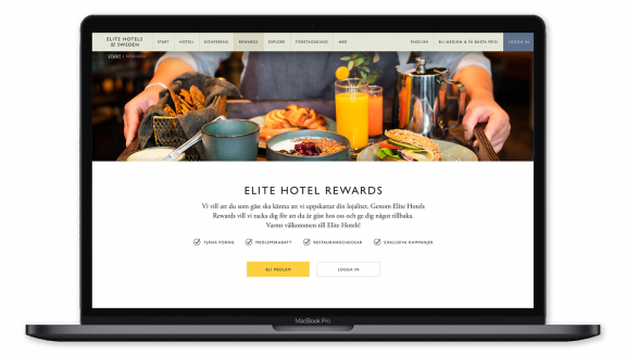 Desktop screenshot of Elite Hotels