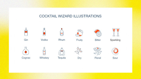 Cocktail wizard illustrations